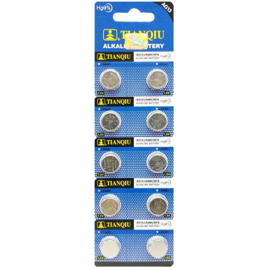 TIANQIU AG13-357A-LR44-A76 button battery