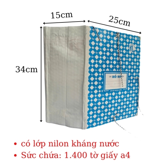 Bìa 3 dây 15cm ( lưu tài liệu loại tốt) 