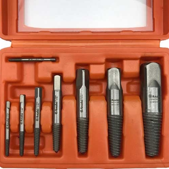 Asaki reverse thread tapping set