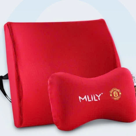 Car headrest and back support pillow